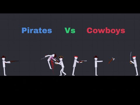 Steam Community :: Video :: Pirates Vs Cowboys in People Playground