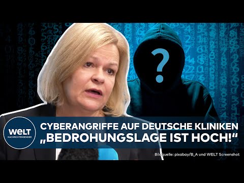 Video Thumbnail: CYBERANGRIFFE: "Wirtschaftliche und politische Interessen im Spiel!" – So will Faeser Hacker stoppen