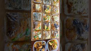 【冷凍作り置き】おにぎりサイズのミニ弁当 #お弁当 #おうちごはん #bento #冷凍弁当