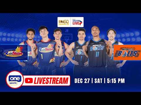 LIVE: RAIN OR SHINE vs. MERALCO | PBA 50 PHILIPPINE CUP | December 27, 2025