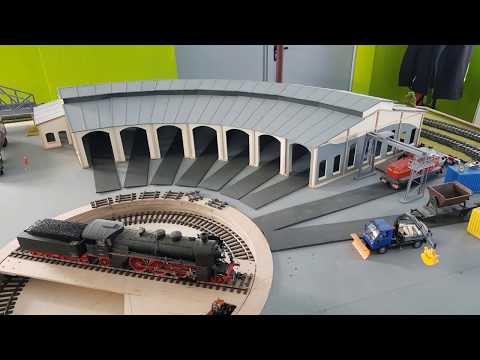Spur 1 Modellbahnanlage - Ringlokschuppen