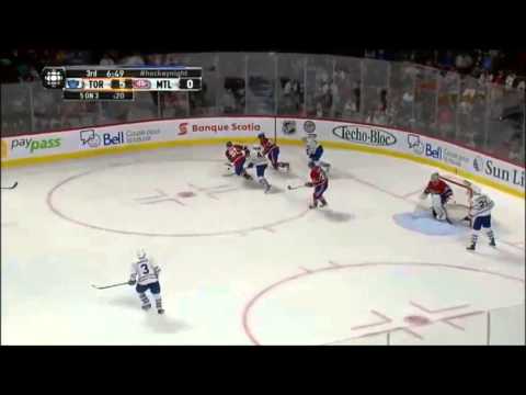 Phaneuf Goal VS Canadiens - Feb 9th, 2013