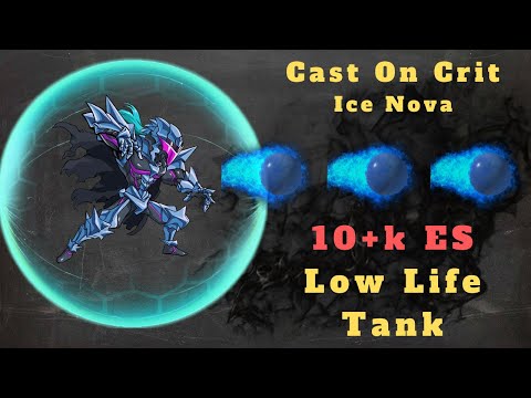 Path of Exile [3.9] Awakening Level 8 Sirus CoC Ice Nova Kill, 10+K ES Low Life!