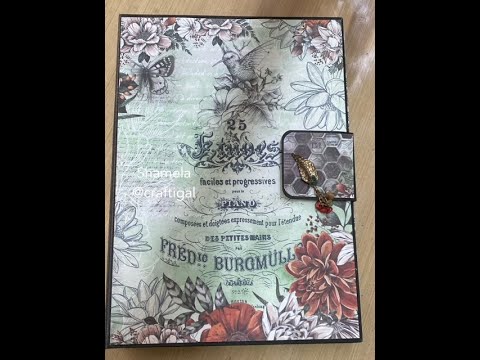 South African National Scrapbook Day 2022 - Notebook Holder project