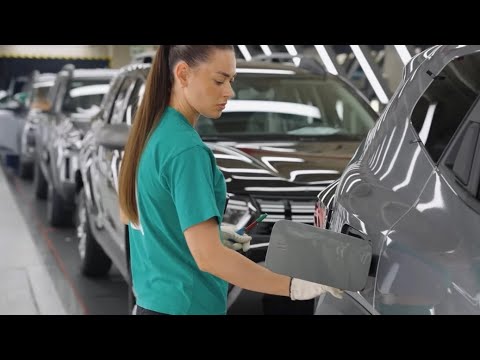 Dacia Duster 3 Production Assembly Line Mioveni Factory Site Romania 