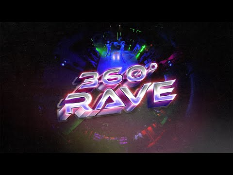 360° RAVE & SHUFFLE: Flying on top of a show