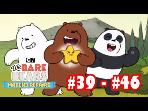 We Bare Bears: Match3 Repairs - Very! Very Hards! Levels 39 - 46 Walkthrough Gameplay