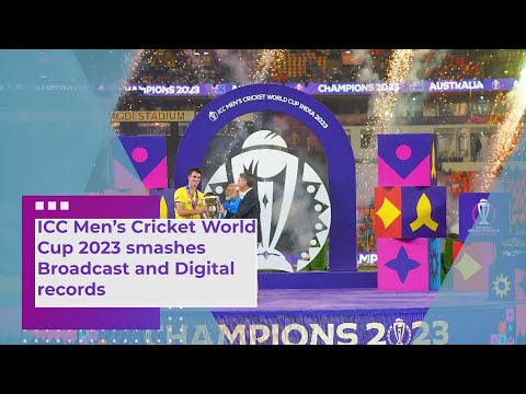 ICC Men’s Cricket World Cup 2023 smashes Broadcast and Digital records