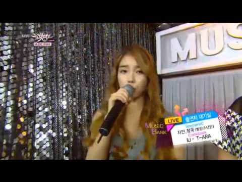131011 BACKSTAGE T-ARA & IU @ MUSIC BANK!