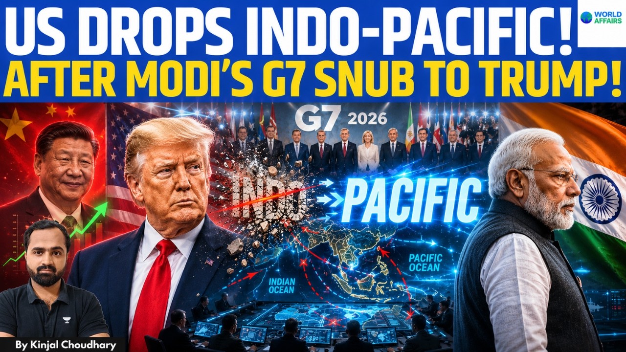 US Renames Indo-Pacific To Pacific Command After Modi's G7 Snub! Trump Playing China Card? Kinjal