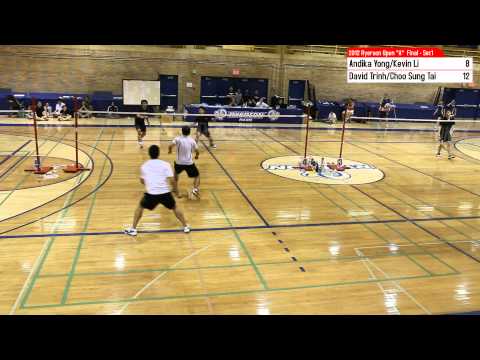 1080p 2012 Ryerson Open MD set1 Final Andika/Kevin vs David/Choo