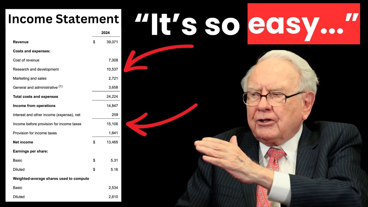 Read an Income Statement Like Warren Buffett