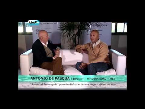 Antonio De Pasqua en el programa de TV