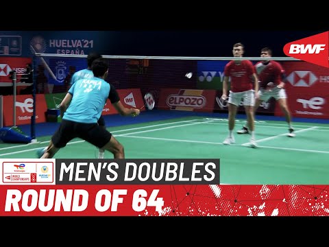 TotalEnergies BWF World Championships 2021 | M.R. Arjun/Kapila (IND) vs Lundgaard/Thyrri (DEN) | R64