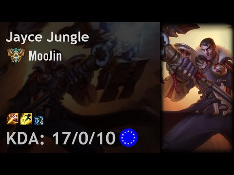 Jayce Jungle vs Lee Sin - MooJin - EUW Challenger Patch 7.12