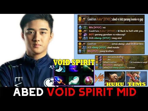ABED NEW FAVORITE HERO MID! "VOID SPIRIT" VS TIMS AND KUKU WITH FUNNY CHAT! | DOTA 2 MICRO