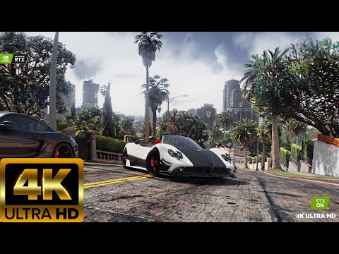 Grand Theft Auto 5 4K Ultra Graphics Gameplay-Pagani  - GTA 5 PC 4K 60FPS