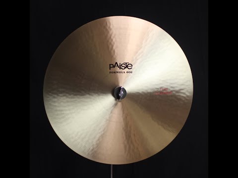 Paiste 18" Formula 602 Classic Thin Flat Ride - 1458g (video demo) image 2