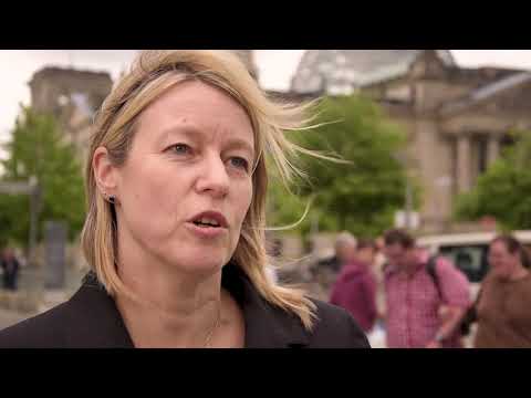 Protest gegen den Kampfdrohnen-Beschluß am 13. Juni 2018