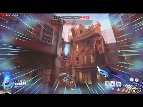 60 KILLS! INSANE ECHO ONE TRICK - BEEPCHEAP ECHO OVERWATCH 2 SEASON 16 TOP 500