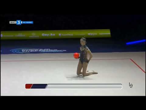 Vlada Nikolchenko Ball AA European RG Championships Baku 2019
