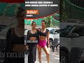 Gym Buddies Neha Sharma Aisha Sharma Snapped In Bandra Nehasharma Bollywood Shorts
