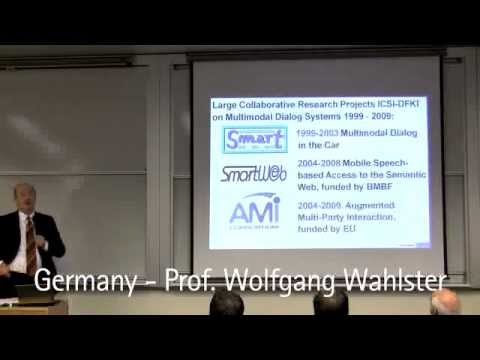 "20 Years of Research Cooperation: ICSI - DFKI," Wolfgang Wahlster, ICSI's 20th Anniversary