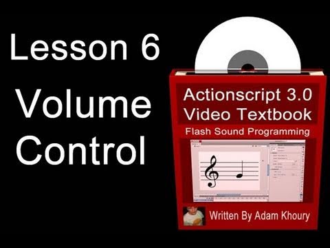 Flash Tutorial Volume Control Using Custom Sliders In Actionscript 3.0