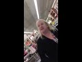 Crazy Religious Lady Flips Out in Meijer