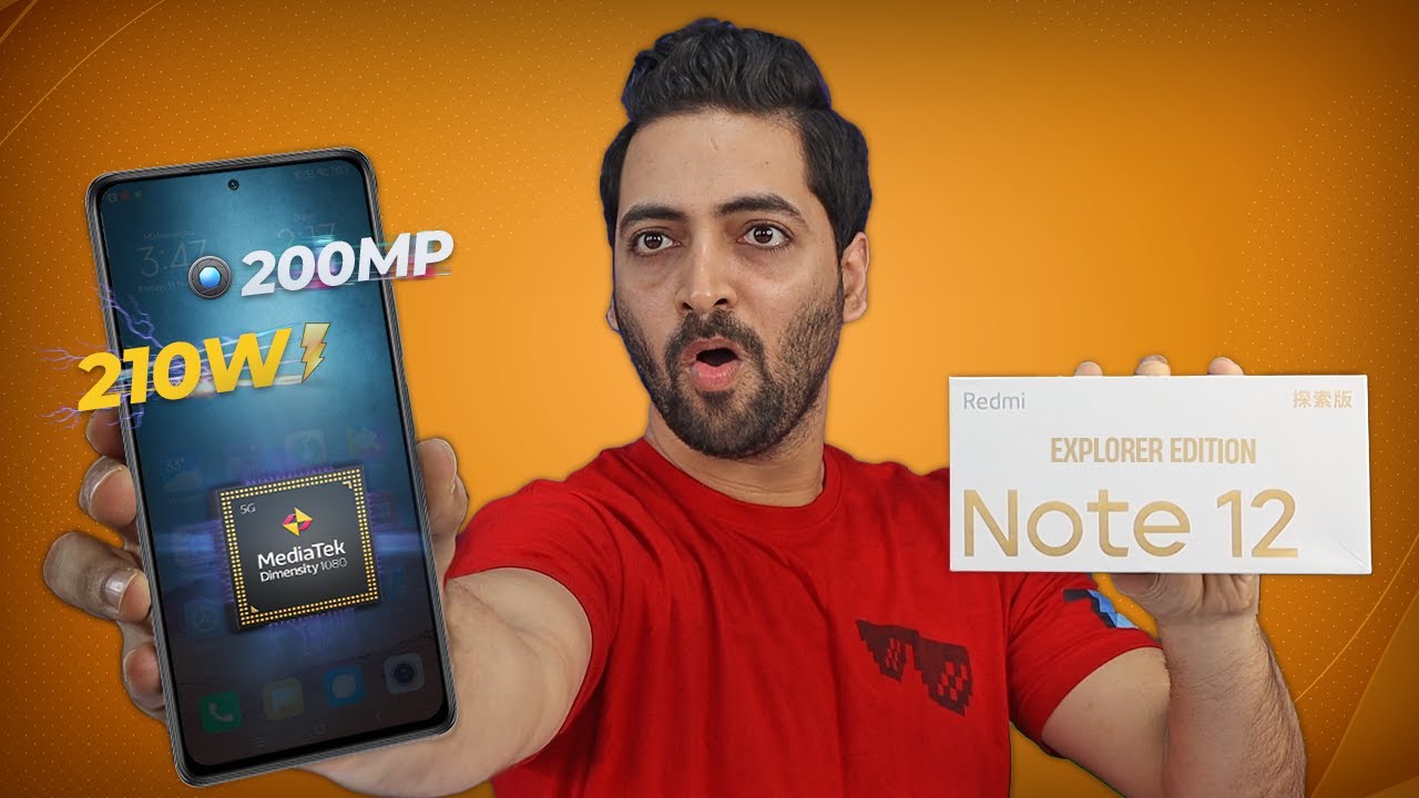 Redmi Note 12 Explorer Edition Unboxing - 210W Charging | Dimensity 1080 | 200MP & More
