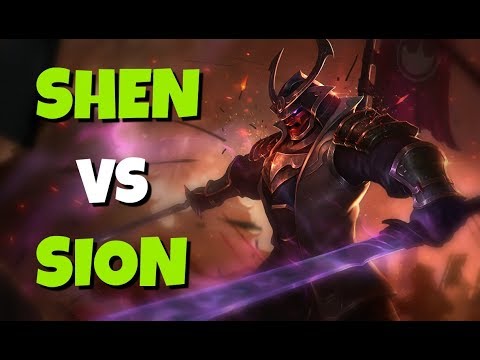 SHEN VS SION - LEAGUE OF LEGENDS SEASON 8!