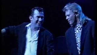 Jimmy Barnes & John Farnham - When Something Is Wrong With My Baby live 1991