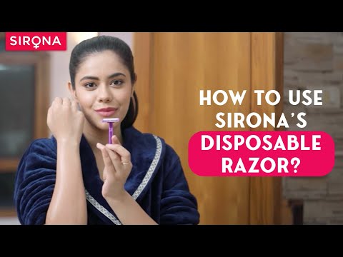 Sirona Disposable Shaving Razor For Women With Aloe Boost - Pack Of 1