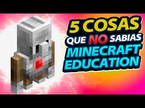 5 Things you DID NOT KNOW about MINECRAFT EDUCATION