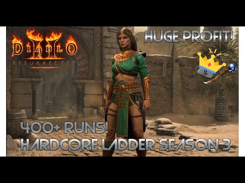 Diablo 2 Resurrected 400+ MF Runs! Season 3 - Farming until i find a HIGH RUNE! BIG DROPS!