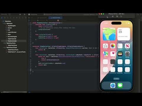 "UITableView in iOS - Default & Custom Cells Explained (Swift + Storyboard)"