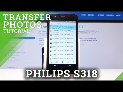 How to Transfer Files from Internal Storage to SD Card in PHILIPS S318 - Transfer Files