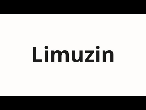 How to pronounce Limuzin | Лимузин (Limousine in Russian)