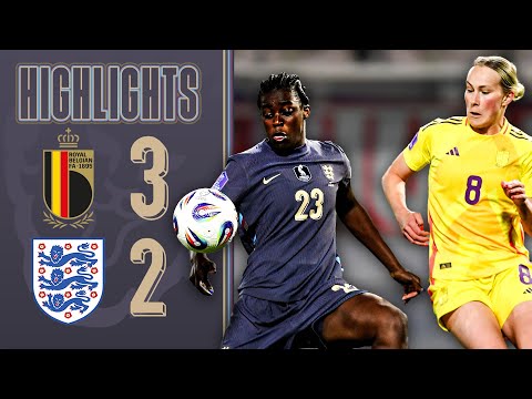 Lionesses Defeated In Leuven | Belgium 3-2 England | UEFA Women's Nations League 2025-26