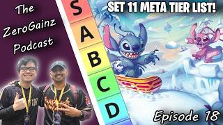 Our Set 11 Meta Deck TIER LIST! | The ZeroGainz Podcast Episode 18
