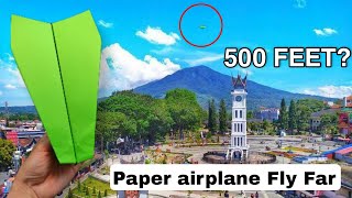 Paper plane | How to make a Paper Airplane that flies far | Paper airplane Easy