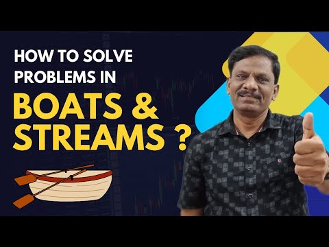 How to solve Boats and Streams sums | Aptitude Made Easy -  | Relative Speed | Time & Distance