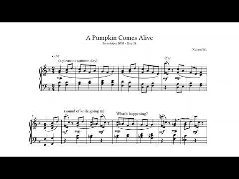 Scoretober 2020 Day 4 Piano Performance Video