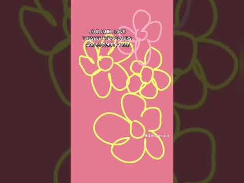 the flower drawing tiktok trend but with 6 different people #shorts