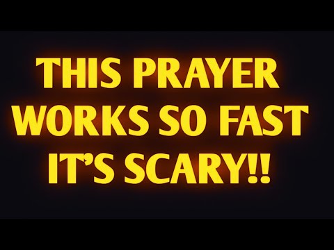 GOD SAYS THIS POWERFUL PRAYER WORKS SO FAST - DON'T SKIP | Powerful Miracle Prayer For Healing
