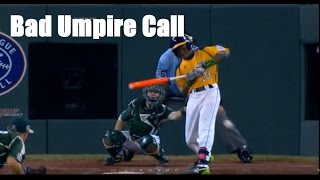 LLWS 2014 - Bad Umpire call - Texas screwed again
