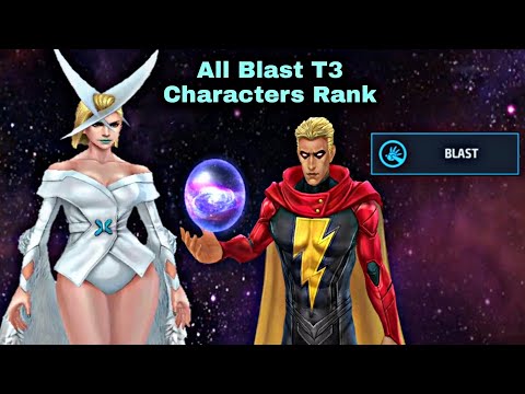 All Blast T3 Characters Rank - Marvel Future Fight