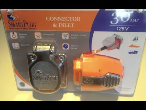 SmartPlug shore power inlet installation 30 amp, Sea Flush