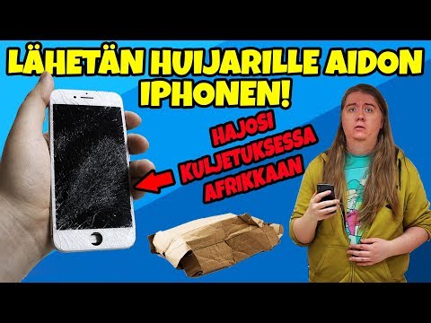 Huijataan huijareita - huijarin iPhone hajoaa matkalla Afrikkaan!