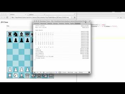 Programming A Chess Engine In Pure Javascript Part 56 - Bulding the (simple) GUI - Select Square